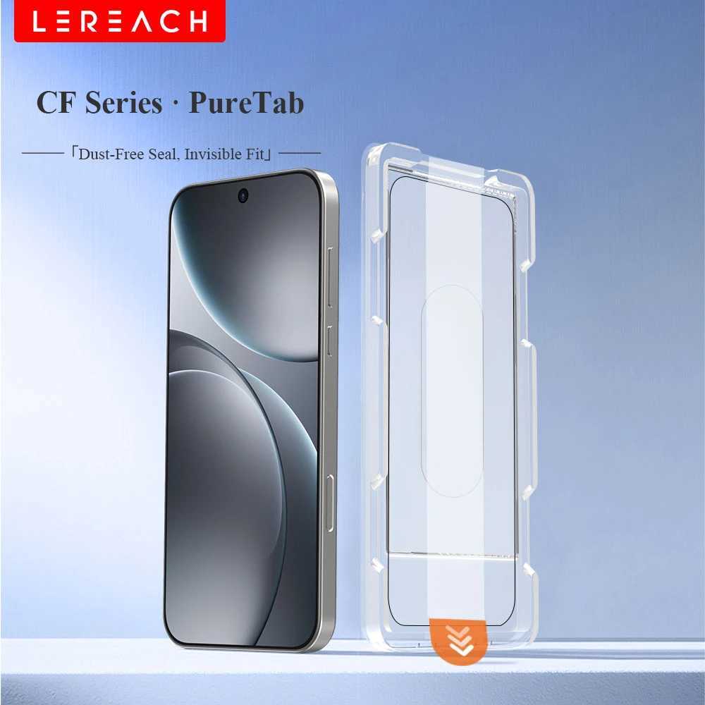 Lereach Tempered Glass SCREEn Protector for Find X9 Pro/X9 with Dust-Free Positioning Box Auto-Align HD Clear G251218