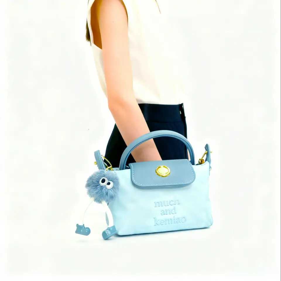 Mini dumpling bag nylon handbag mini crossbody bag eco-friendly tote bag versatile single-shoulder phone bagT251218