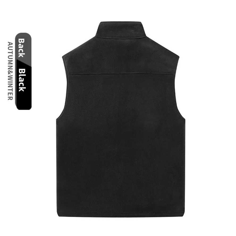 Mens Vest Winter Sleeveless Jacket with Zip Closure Warm Layering Piece for Outdoor Activities Casual Fall Winter WearG251218