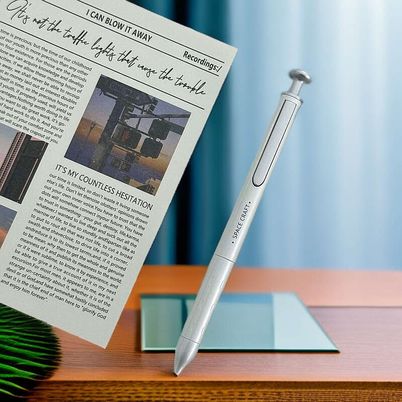 Dianshi Metal Dry Set Hardcore Space Capsule Press Silent Quick-Dry Gel Pen 0156