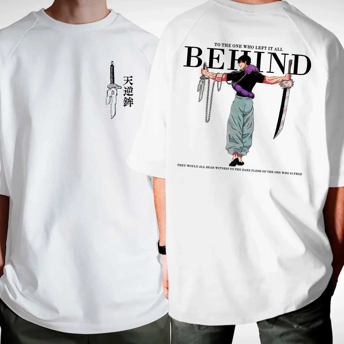 Anime Jujutsu Kaisen Fushiguro Toji To The One Who Lfft It All Behind Graphic T-shirt Harajuku Y2k Tops Men Women Tee Clothing X251218