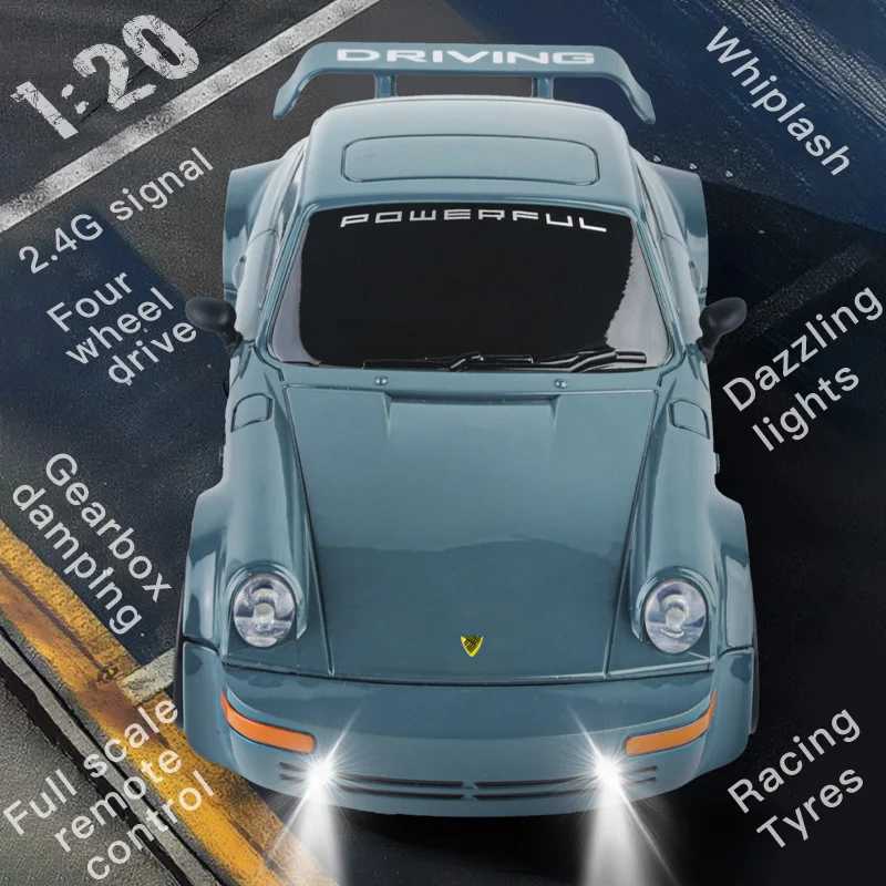 KF27 120 RC Drift Car With LED Light 4WD Radio Remote Control Vehical Professional 4x4 Racing High Speed Toy for Kids Best Gift G251218