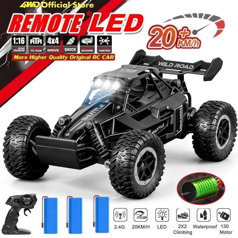 116 RC Car Remote Control 2WD Radio Buggy Truck Drift Racing Climbing Off Road Vehicle Outdoor Toy for Boy Kid CHIldren G251218