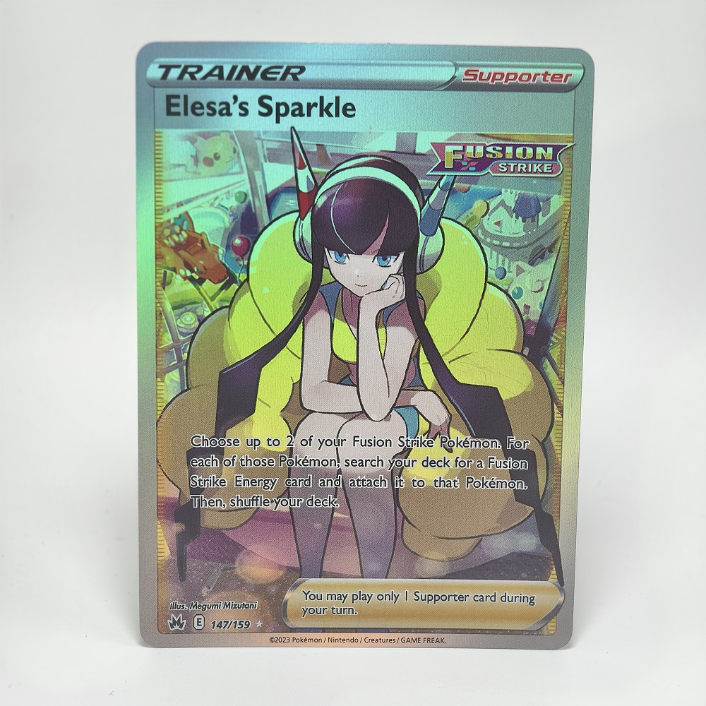 Complete Evolution Line Holo Set of 3 Cards - Grass Type Character - English Playable Set