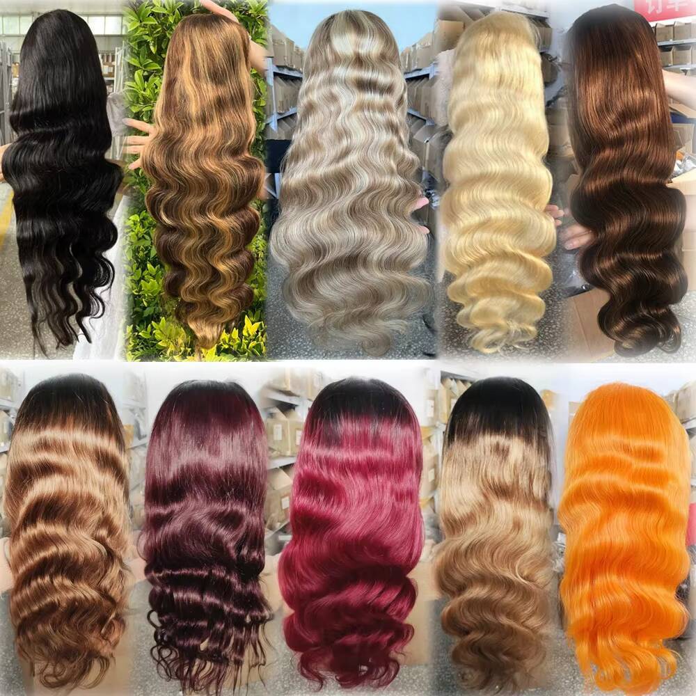 Raw Vietnamese Hair Double Drawn Body Wave Lace Front Glueless Wigs Original Luxury Raw Vietnam Human Hair Wigs for Black Women