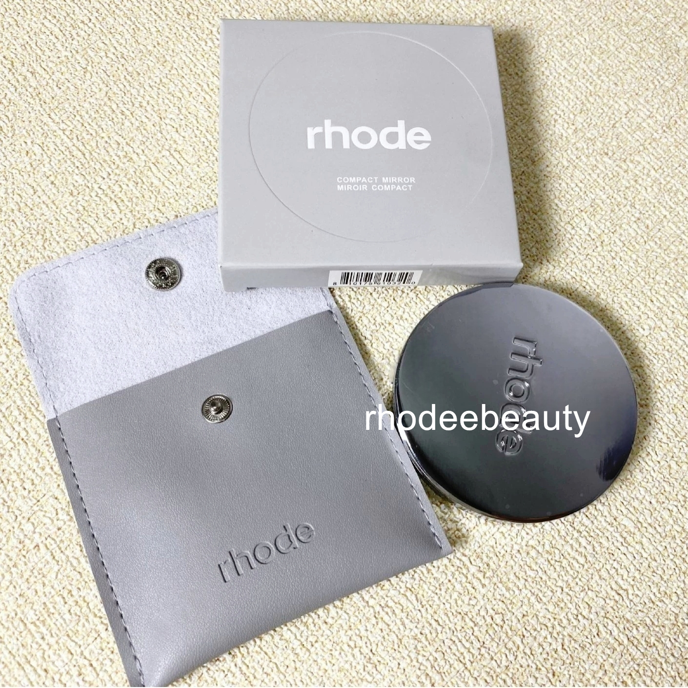 Brand Compact Mirror Lightweight and portable perfect for touch-ups anytime Rhodee Mirror Cosmetics Tool Free Ship