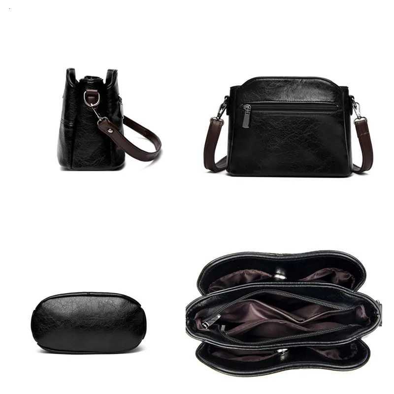 High Quality Leather Shoulder Crossbody Bag for Women Luxury Bucket Handbag Women bags Large Capacity Tote Messenger Bags NewT251218