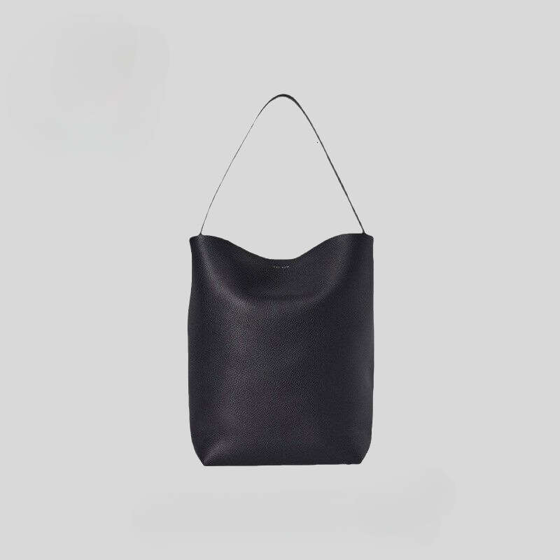 Bucket Lychee Pattern Commuter Large Capacity Genuine Leather Handbag Shoulder Underarm Tote Women S Bag High Quality Luxury Bag