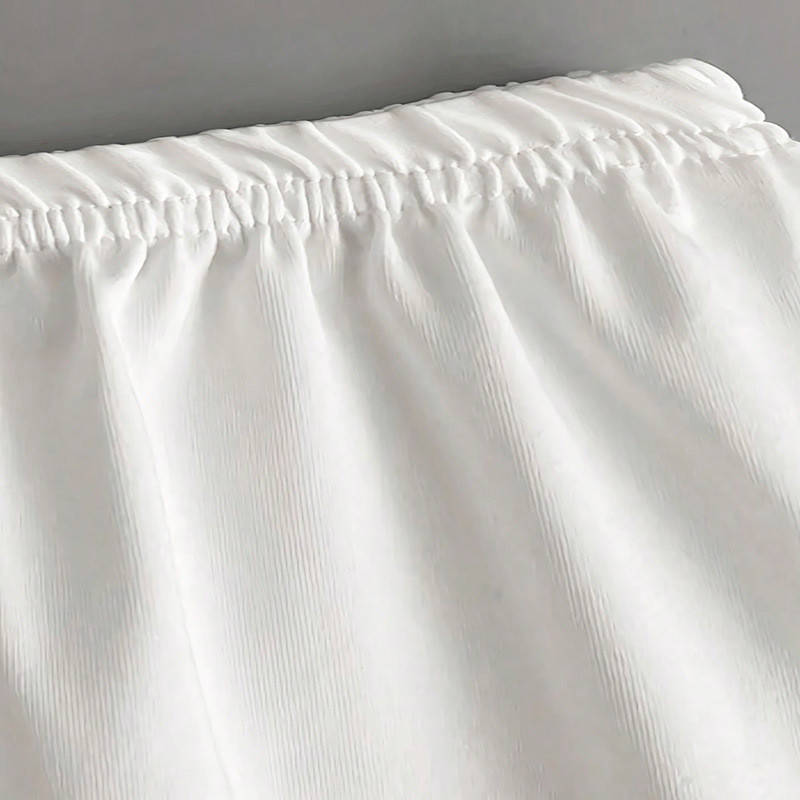 B27445 Women's Popular Three-Section Lace Lined Skirt, Anti-Exposure, See-Through, Breathable Plus Size