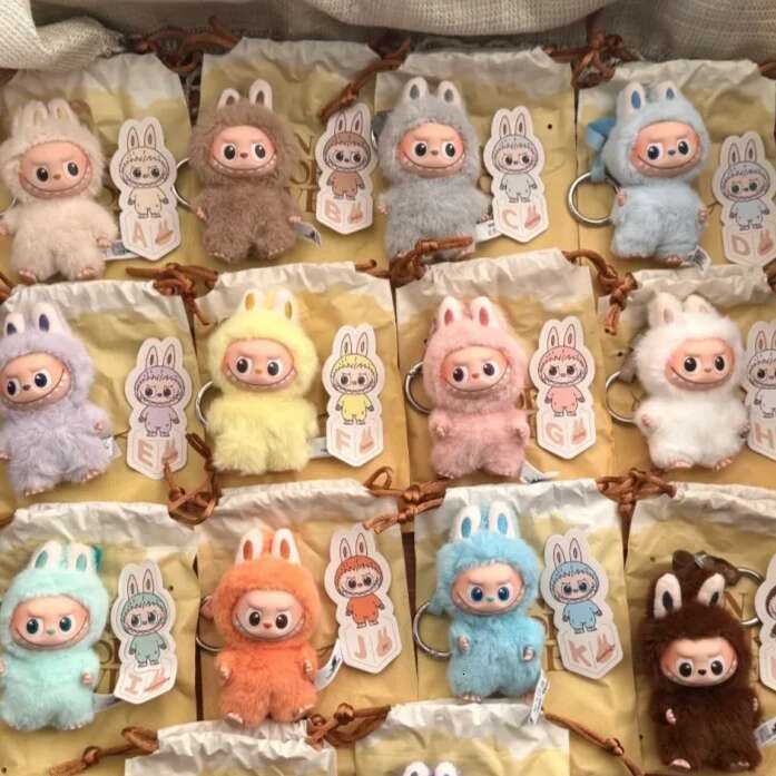 Labubu The Monsters Pin For Love Series Blind New Genuine Keychain Cute Anime Action Figure Keychain Gifts 25C1218