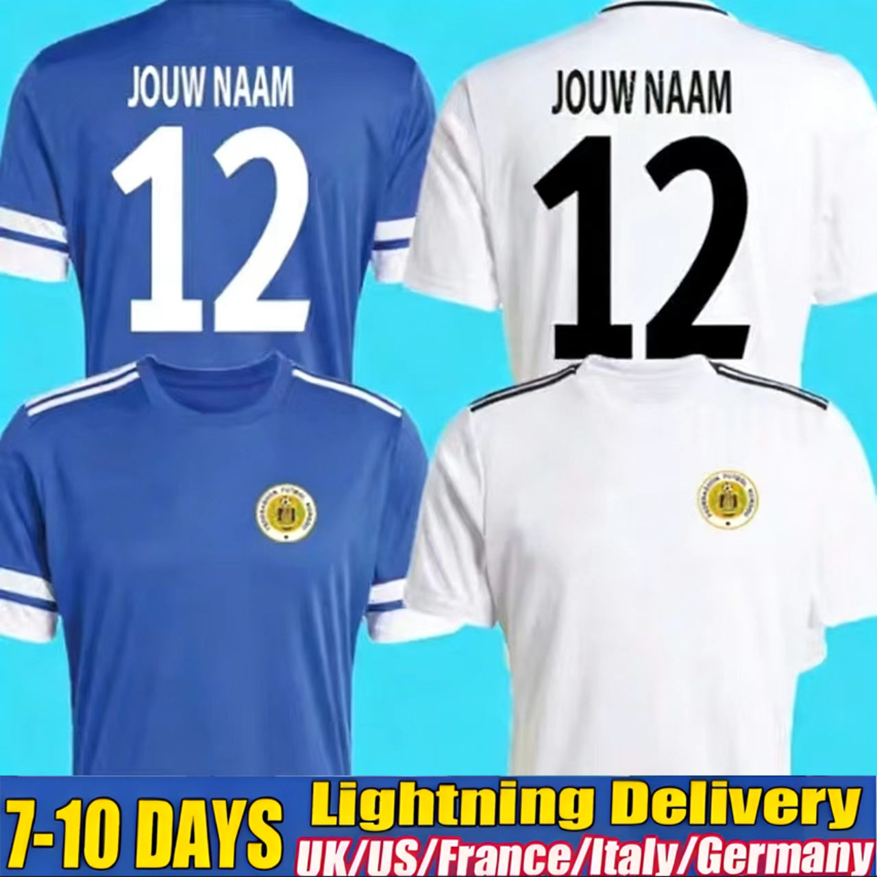 New 2026 Curacao world cup Soccer Jerseys 26 27 Tahith Chong Sontje Hansen Juninho Bacuna Armando Obispo Home Blue away White Fans Men