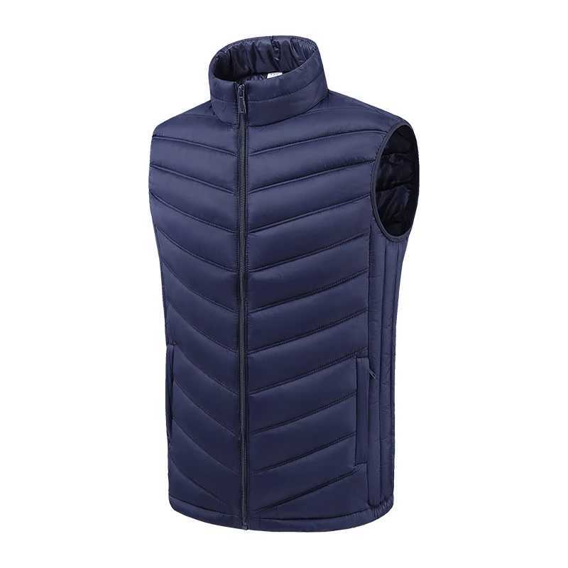 2025 Mens Winter Casual Versatile VEST Warm Comfortable Loose Stand Up Collar Kan Shoulder VEST Coat for MenG251218