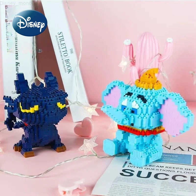 Disney Dumbo New Childrens Building Block Toys Micro Particle Building Blocks DIY Splicing Building Block Toys Childrens Gift H251218