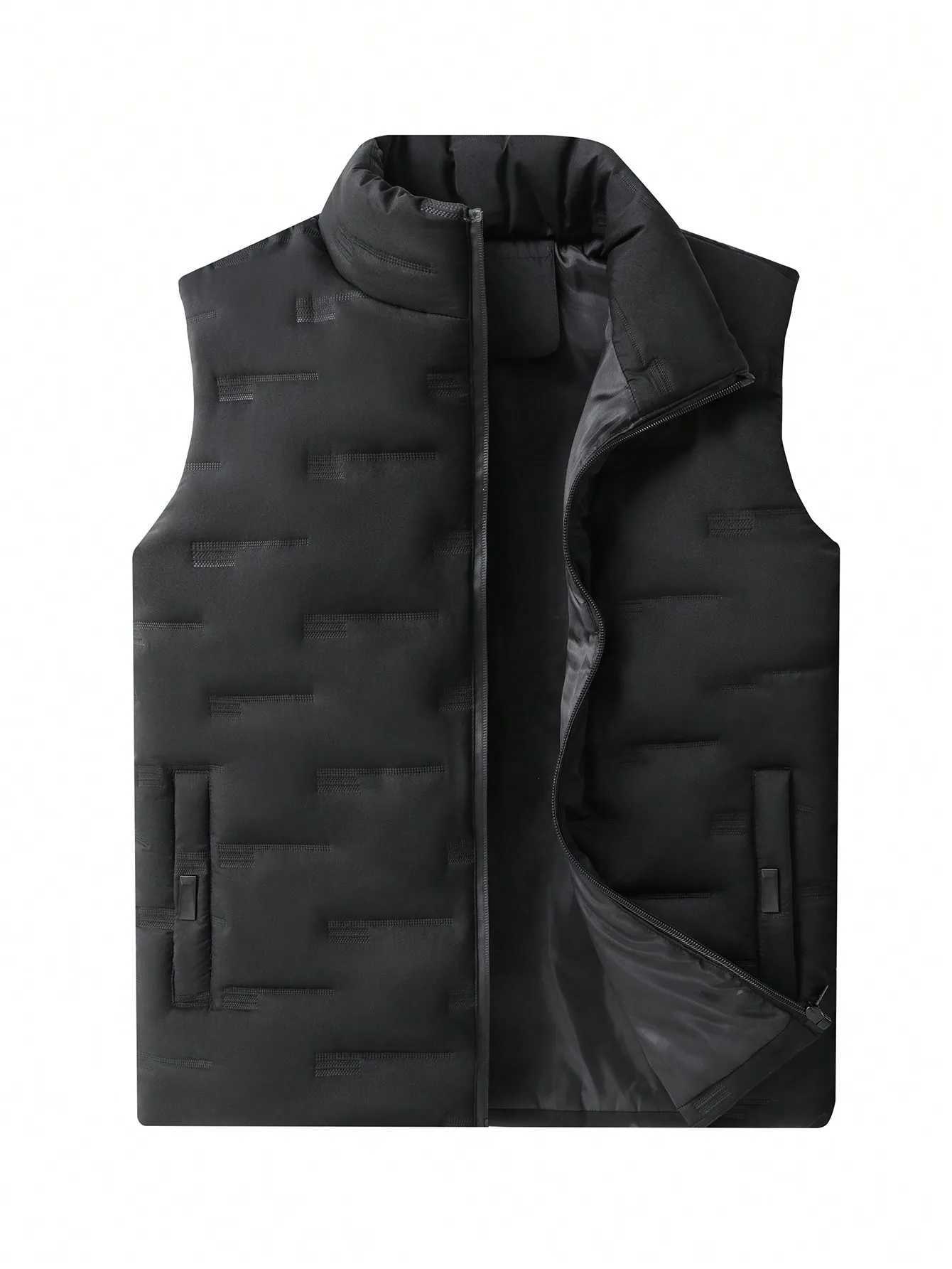 Mens Vest Jacket Warm Sleeveless Jackets Winter Waterproof Keep warm Coat Autumn Stand-up Collar Casual Waistcoat Brand ClothingG251218