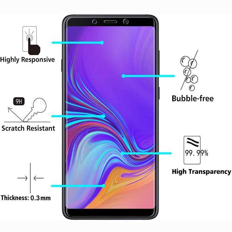 4PCS Tempered Glass For Galaxy A3 A5 A7 A6 A8 J4 J6 Plus 2018 J2 J3 J5 J7 2016 A750 A9 2018 SCREEn Protector Film Glass G251218