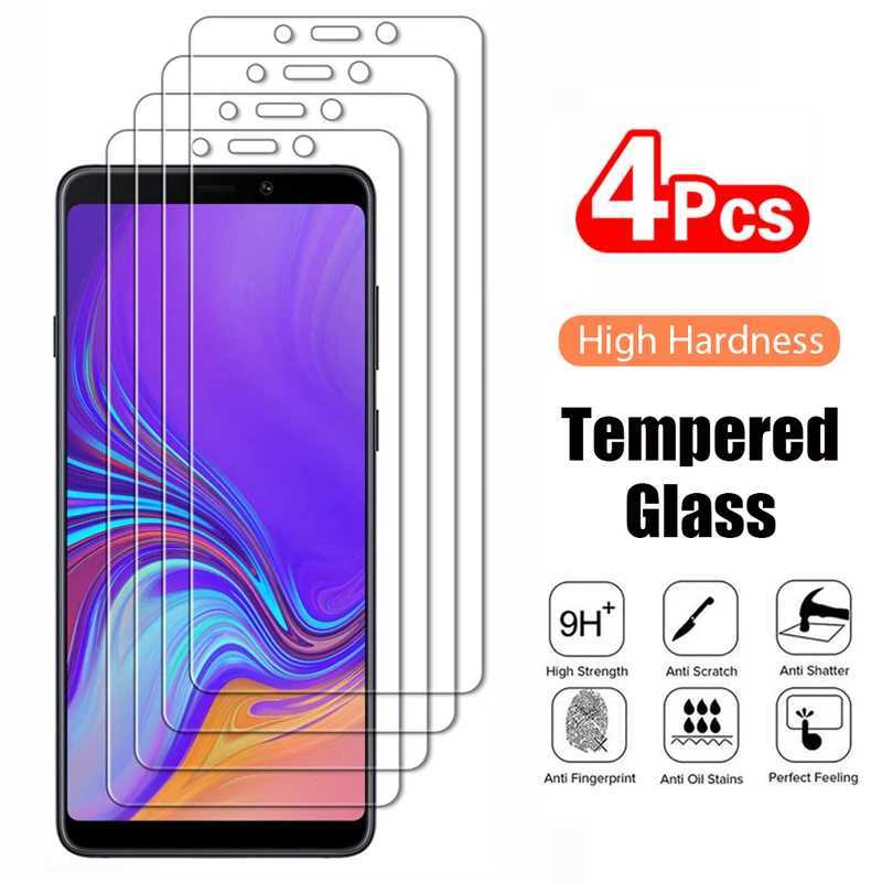 4PCS Tempered Glass For Galaxy A3 A5 A7 A6 A8 J4 J6 Plus 2018 J2 J3 J5 J7 2016 A750 A9 2018 SCREEn Protector Film Glass G251218