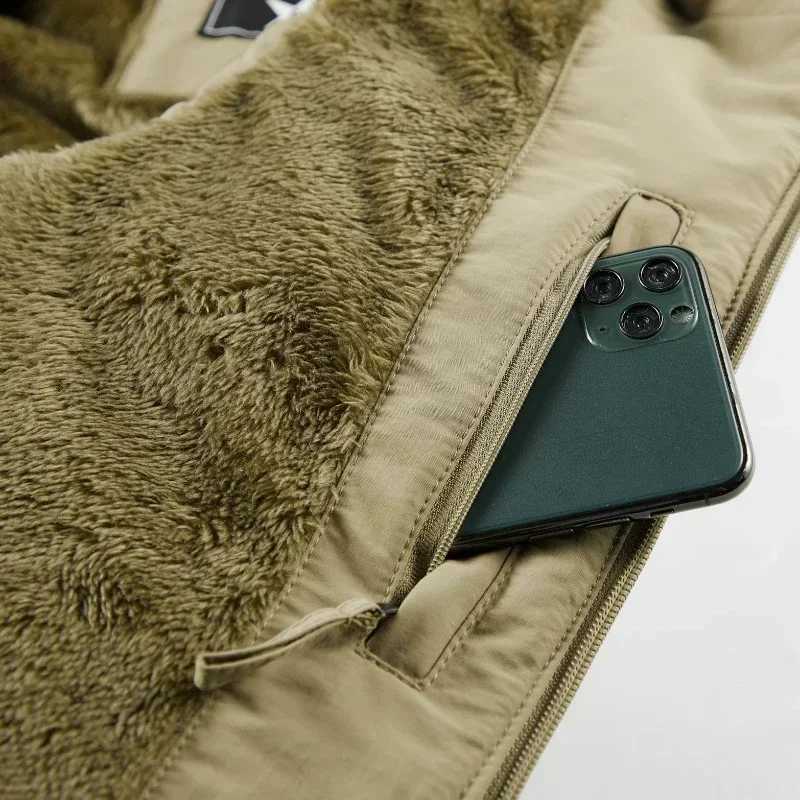 For 120kg Mens Keep Warm Fleece Work Sleeveless Jacket Slim Fit Windbreaker Many Pocket Jacket Men Winter Sleeveless JacketsG251218