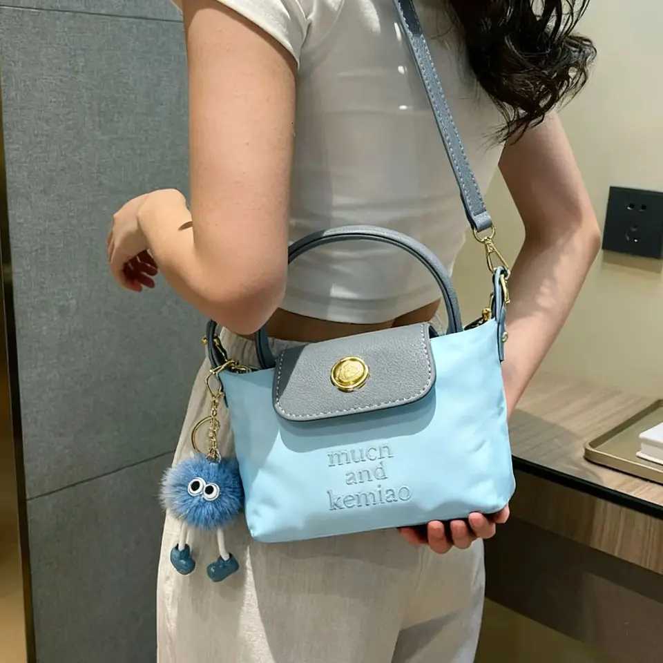 Mini dumpling bag nylon handbag mini crossbody bag eco-friendly tote bag versatile single-shoulder phone bagT251218