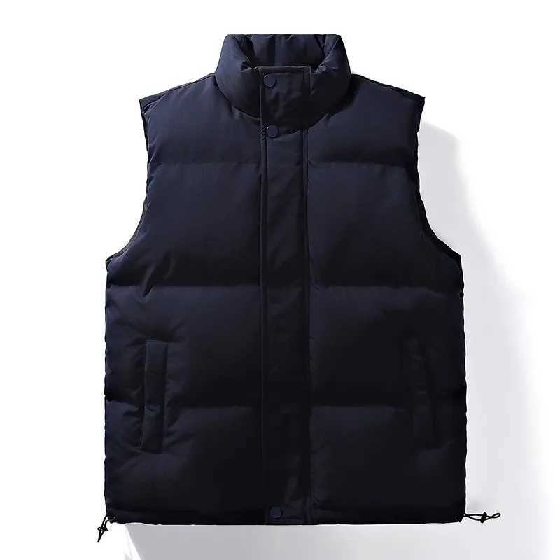 Men Sleeveless Vest Jackets Winter Fashion Male Cotton-Padded Vests Coats Men Warm Waistcoats Clothing 5XLG251218