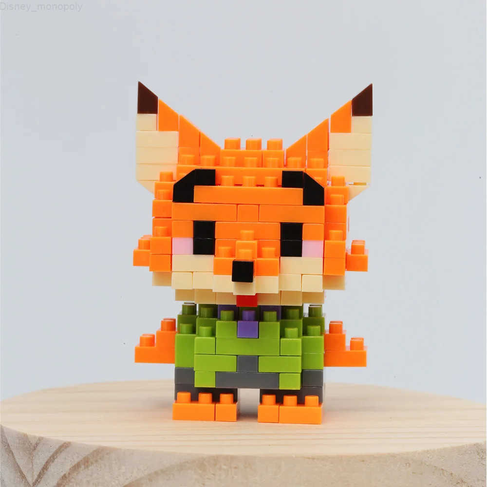 Disney Anime Princess Building Blocks Stitch Mickey Mouse mini Action toy Figures Blocks Toys Bricks Assemble Toys Kids Gifts H251218