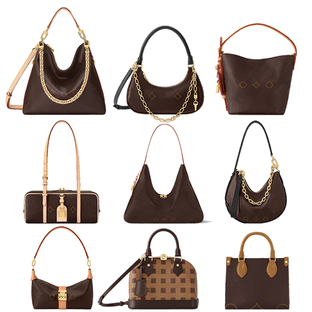 Designer bag livs shoulder bag luxury bag Multipass bag onthego tote bag leather handbag brown flower women's crossbody bag travel bag M28029 M27825 M25223 M46977