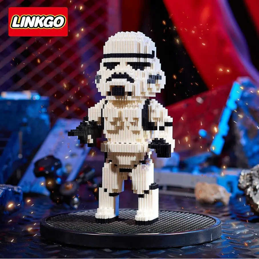 Disney Star Wars Marvel Building Blocks Spiderman Stormtroopers Darth Vader Assembly Ironman 3D Model Connection Mini Brick Figure Toys H251218