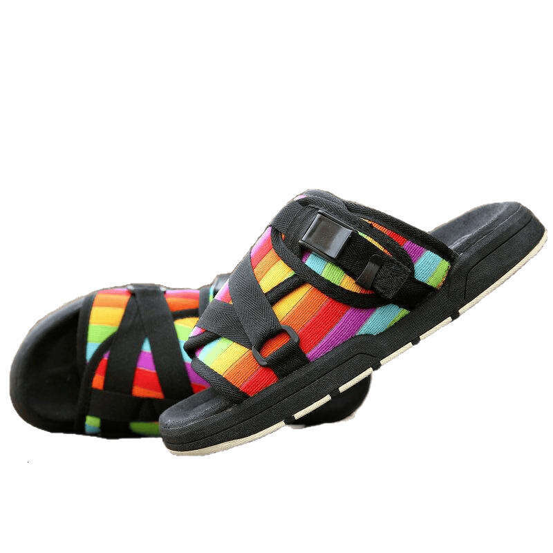 designer shoes Summer Trendy Brand Couple Men and Women Casual Sandals Hiroshi Fujiwara Fashion Trend Thick Sole Beach Slippers