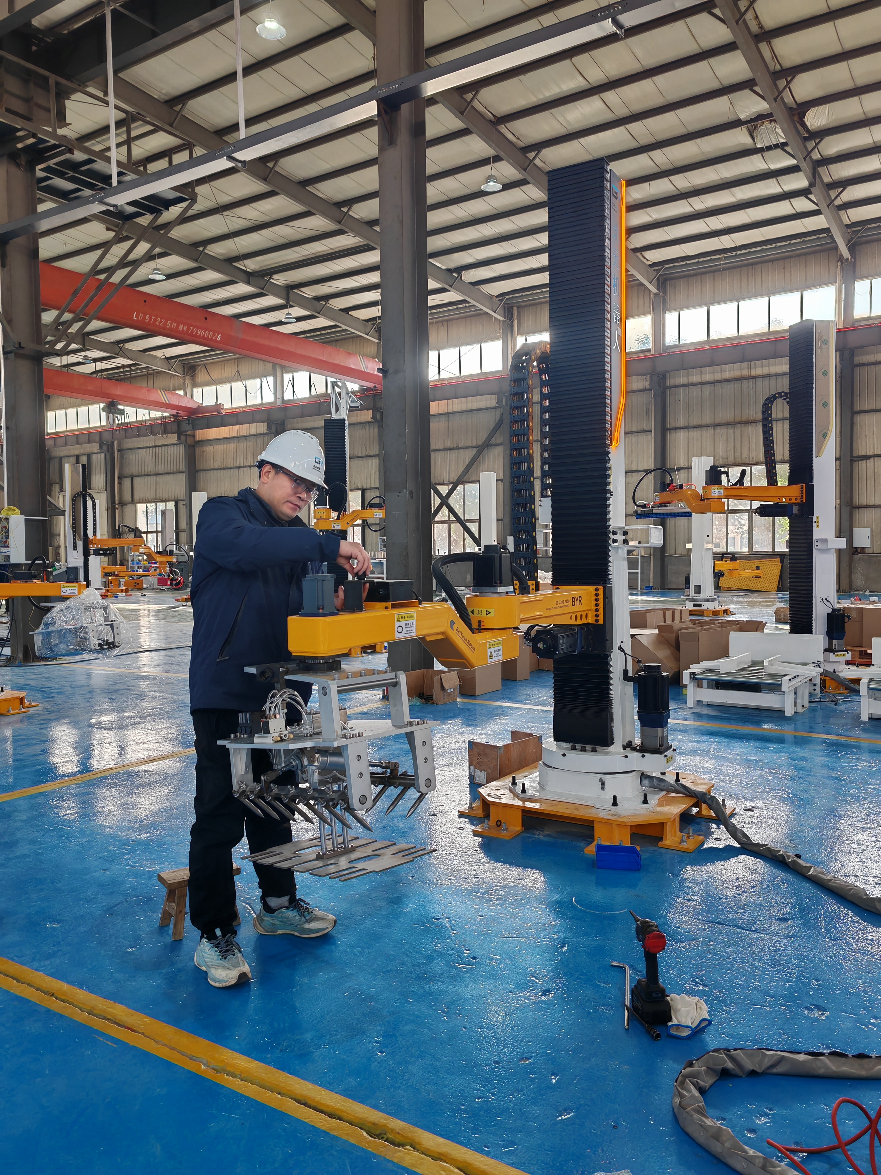 Intelligent Column Palletizer for Agricultural Bags (Seed/Rice/Feed) & Food Packaging