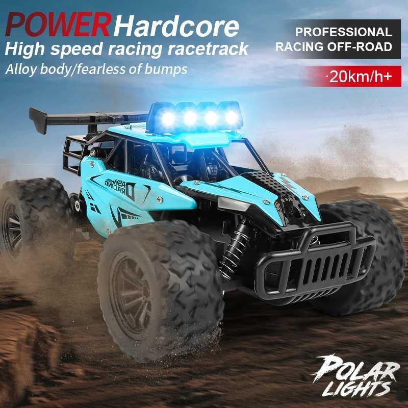 Remote Control Car RC Drift Racing 116 Vehicle Off Road Alloy 24G Radio High-Speed Trucks With LED Light Climbing Gift Kid Toy G251218