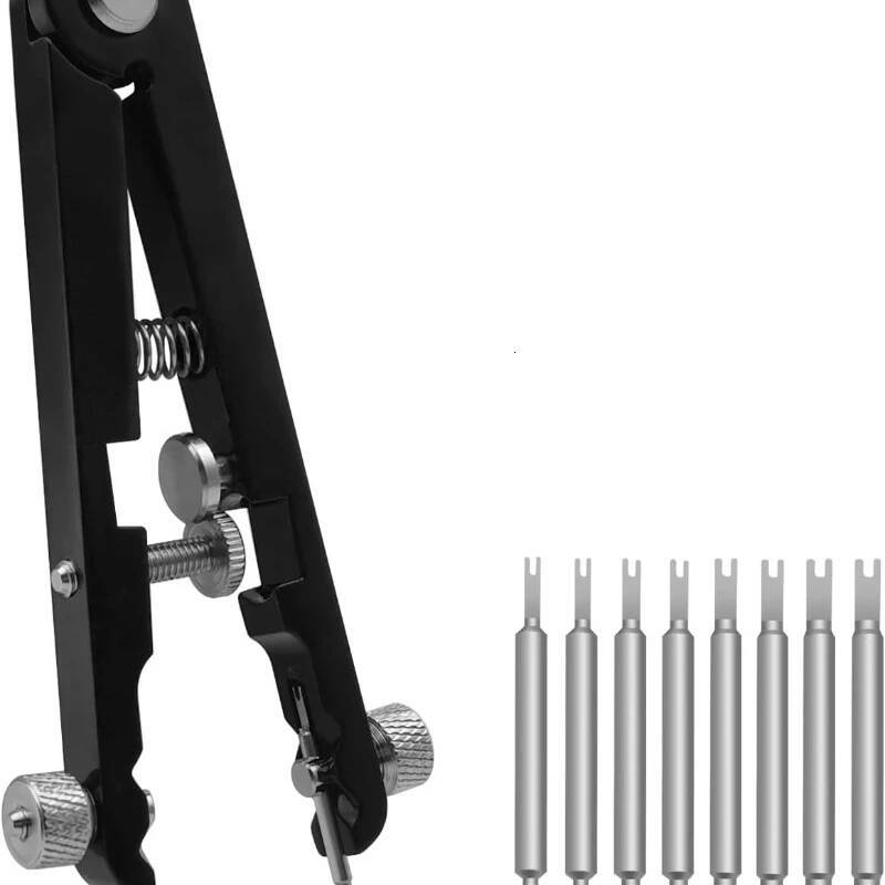 Bar Set Watchband Pliers With 10 Pins Watch Wrist Ban Repair Remove Tool Spring Plier Tweezer