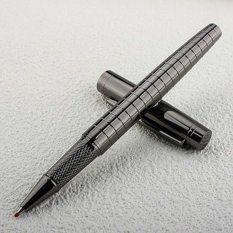 1pcs MONTE MOUNT Ballpoint Pen Retro Metal Grid Ink Elegant Gift for Writing Stationery Off School Supplies Roller Ball Pen Y251218