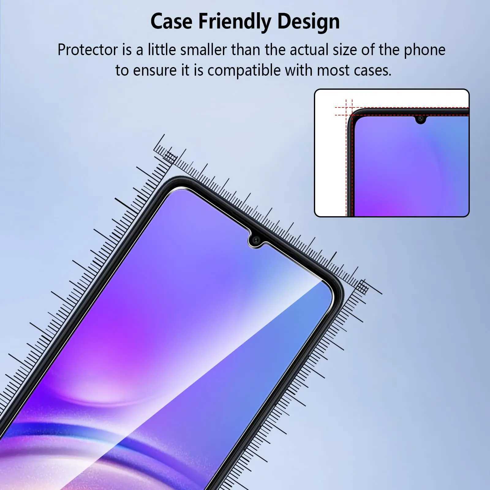 SCREEn Protector For Galaxy A05 A05s Tempered Glass HD Crystal 9H Anti Scratch High Aluminum Case Friendly G251218