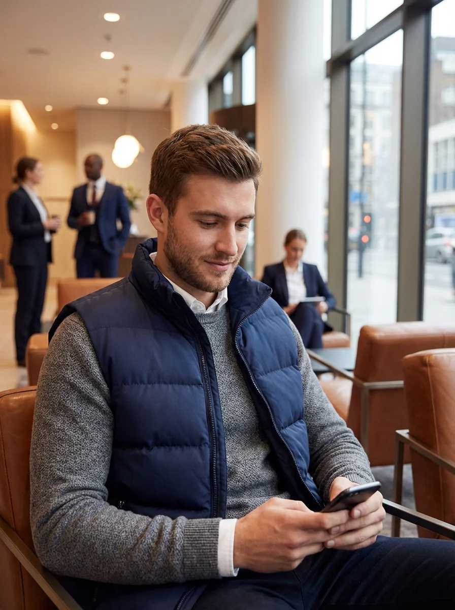 6XL Plus Size Quilted Mens Winter Lightweight Padded VestG251218