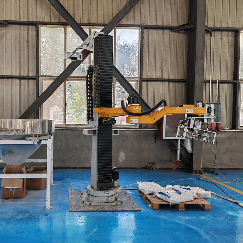 Intelligent Column Palletizer for Agricultural Bags (Seed/Rice/Feed) & Food Packaging