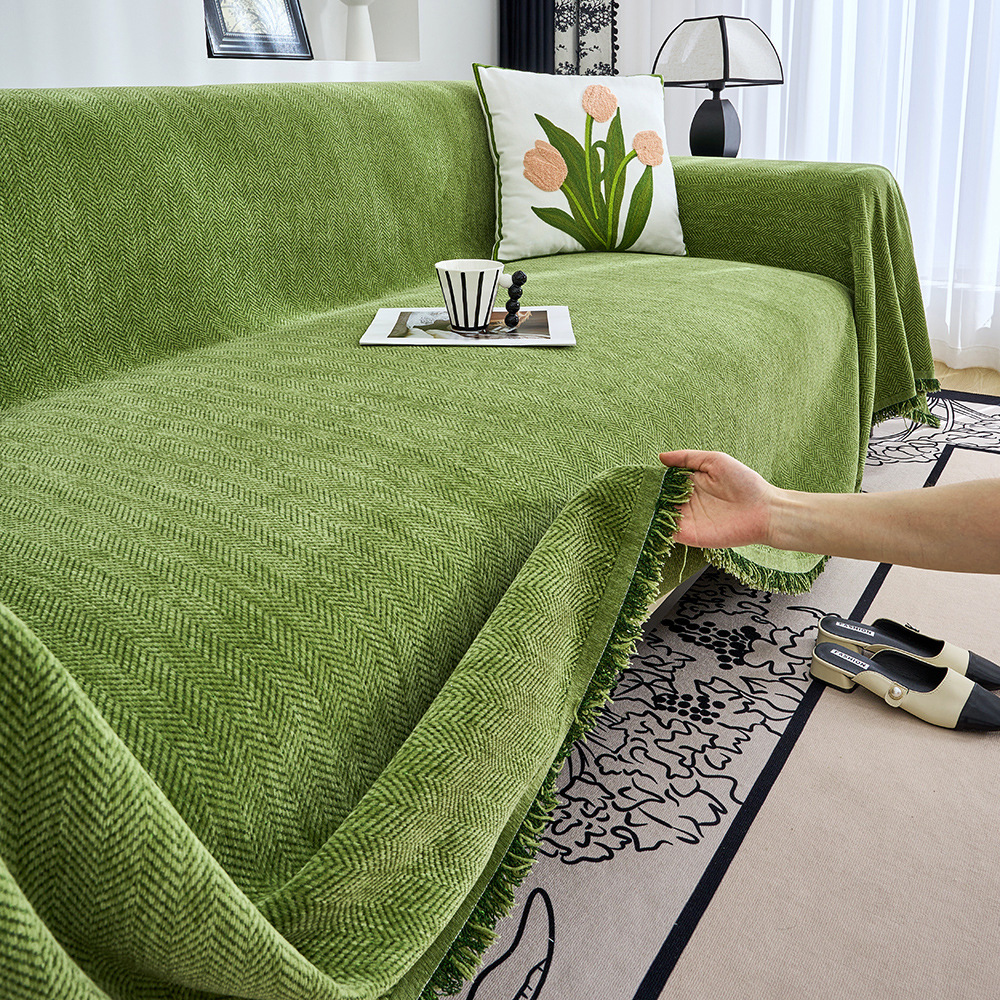 Sofa cover, full coverage fabric, high-quality sofa cushion, suitable for all seasons, sofa slipcover. 5YSH01