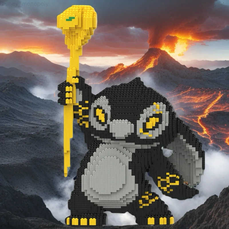 Disney Kawaii Heart Stitch Connection Building Block Lilo and Guitar Stitch Angel DIY Model Figure Assembled Brick Toy for Home Decor H251218