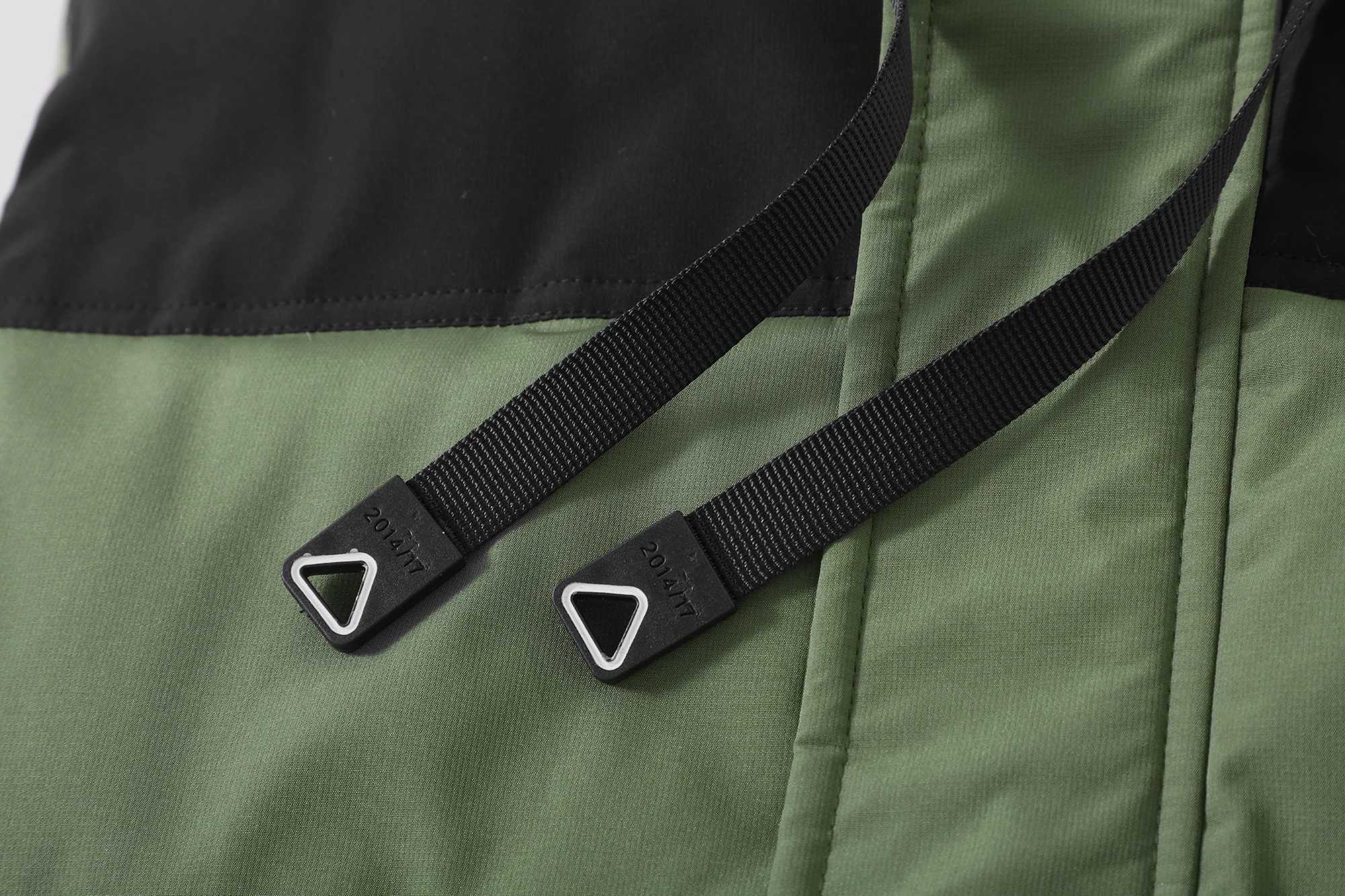 Autumn and winter thick warm vest with contrasting color design thick sleeveless jacketG251218