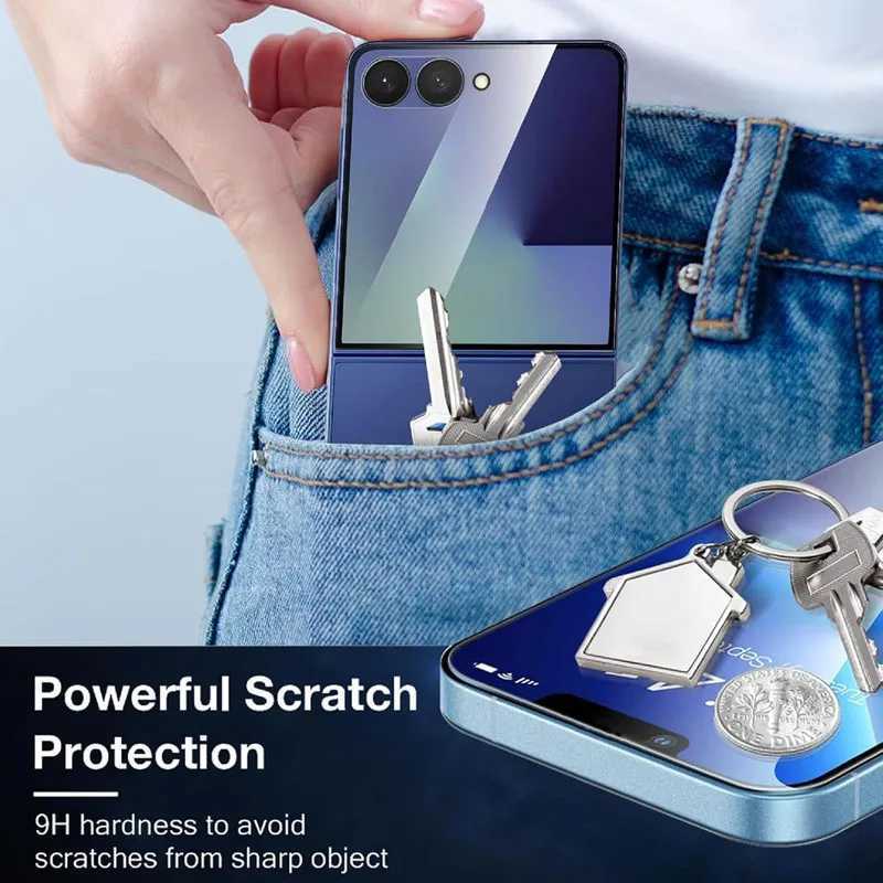 4PCS Tempered Glass For Galaxy Z Flip 7 FE 6 5 Clear Premium SCREEn Protector For Z ZFlip7 6 5 Flip7 Film Glass G251218