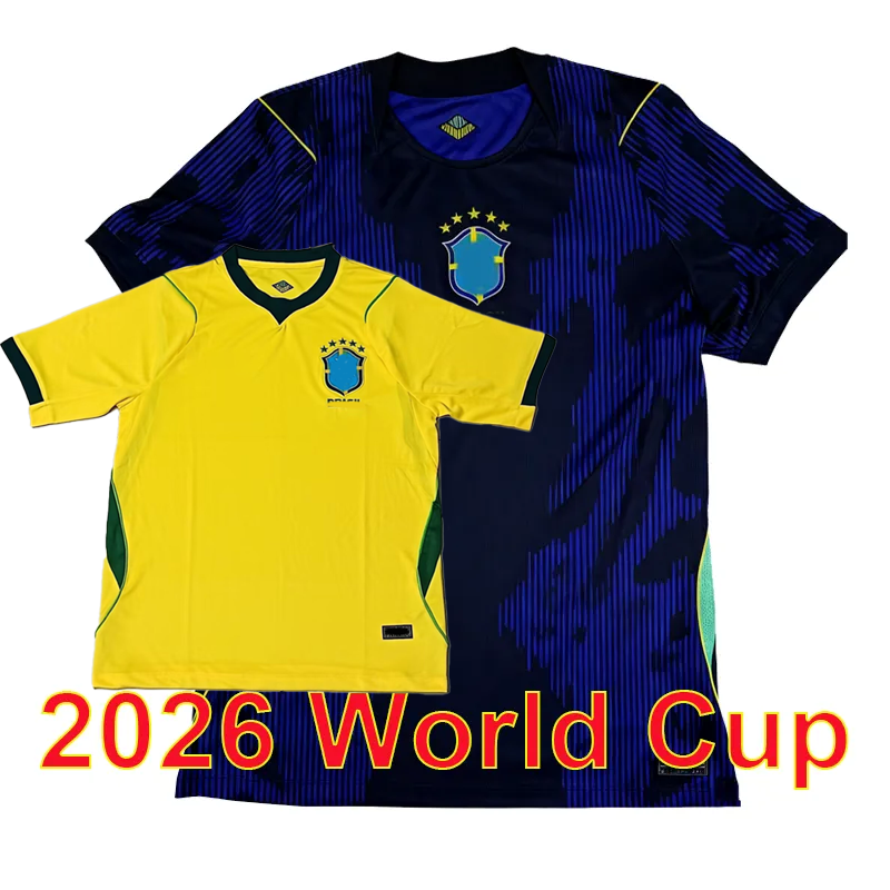 JMXX 2026 2027 Brazil National Football Team Home & Away Third Jersey Men's Team Jersey Football Shirt 26 27 S-2XL