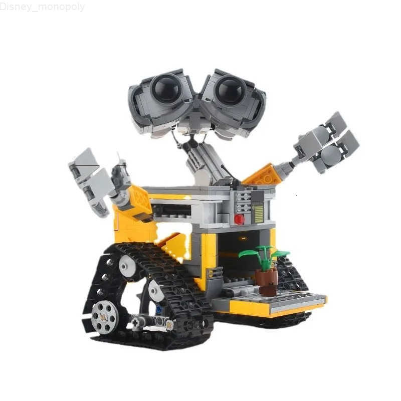 Disney pixar collaboration Robot Mobilization Puzzle Building Blocks Childrens Toys Wall-E Assembly Model Toy Christmas Gifts H251218
