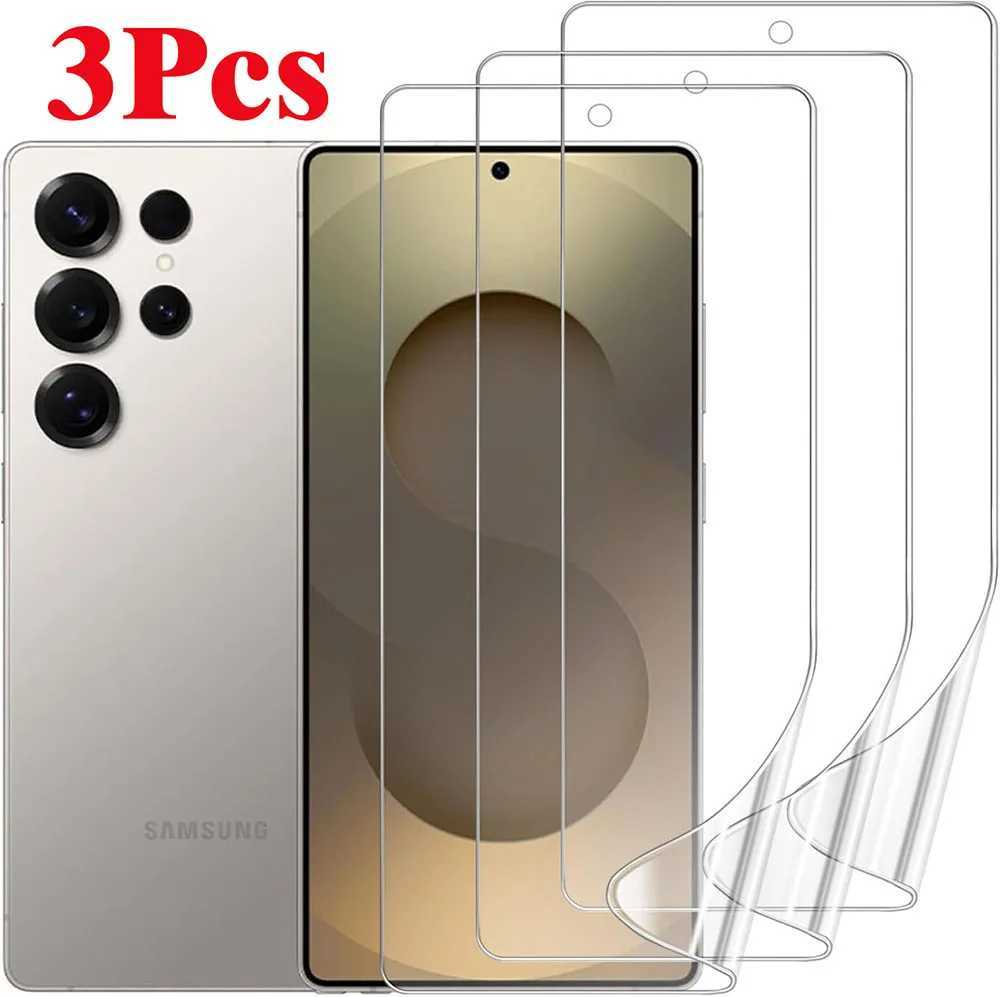 3Pcs Full Cover Hydrogel Film For Galaxy S25FE S25 Plus Ultra Edge Japan SCREEn Protector G251218
