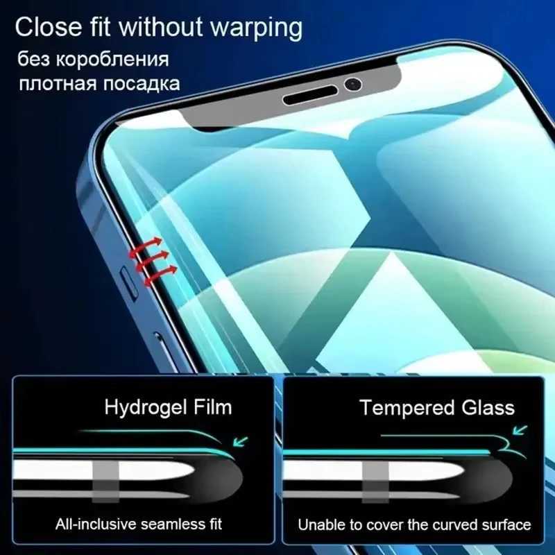 4Pcs Soft Hydrogel Film for iPhone 16e 17 Pro Max 16 15 13 14 12 11 Air Screen Protectors for iPhone 7 8 Plus 13 12 Mini XS XR X G251218