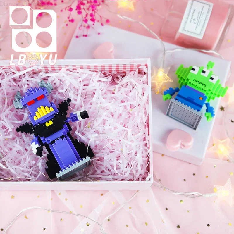 Disney Toy Story Micro Building Blocks Alien Woody Buzz Lightyear DIY Puzzle 3D Model Mini Brick Figures Toy For Kid Christmas Gift H251218