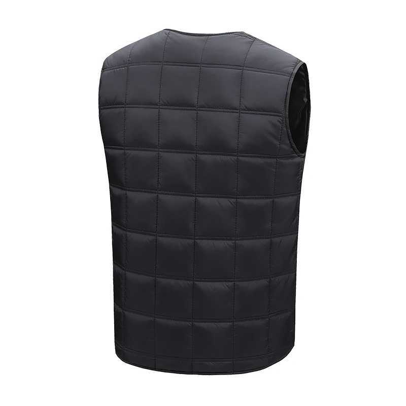 New Winter Fashion Versatile 5-Zone Intelligent Heating VEST For Men Outdoor WarmTH USB Heating Waistcoat Coat No BankG251218