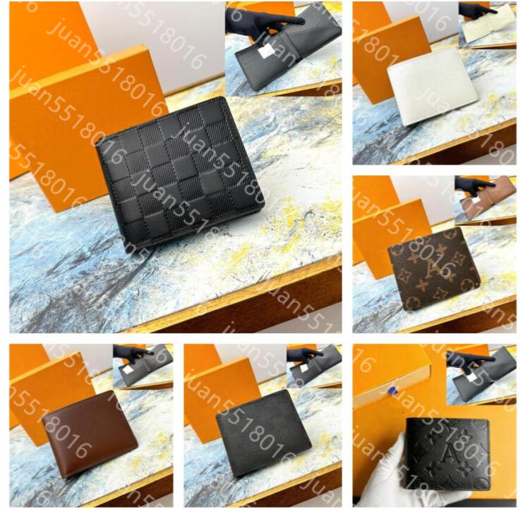 AAA Genuine Leather Cards Holders Designer Wallets Luxury bag Coin Purses Bag Womens Mens Passport Pouch ID Case wallets 60895