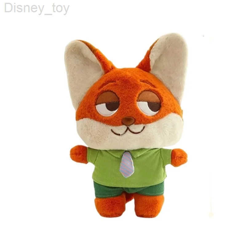 Disney Zootopia Q Version Fox Nick Plush Doll Judy Hoppy Animal City Stuffed Toy Birthday Gift for Best Friend Cute Cartoon Character H251218