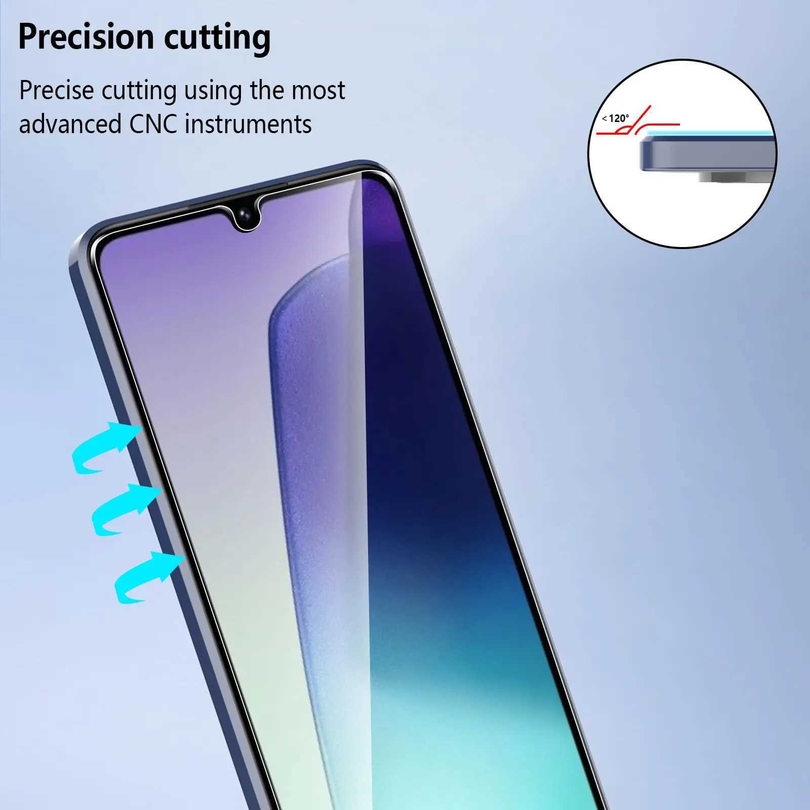 SCREEn Protector for Redmi 14C 688 inch Tempered Glass Crystal HD 9H Anti Scratch Case Friendly High Aluminum G251218