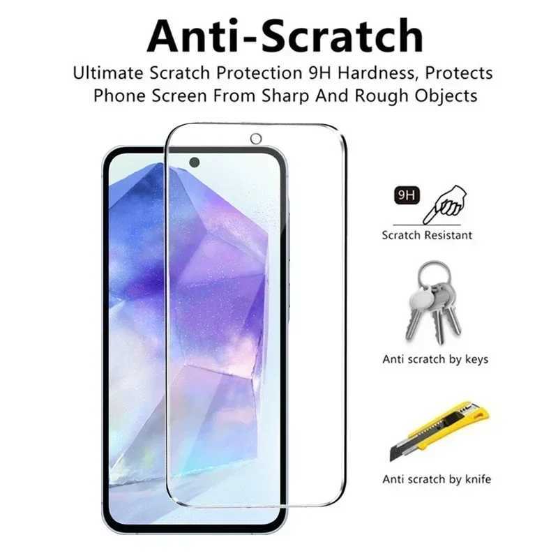 5Pcs SCREEn Protector for A55 A15 A54 A34 A13 A14 A53 A52 A12 A33 A52S A32 A35 A71 A72 A51 A22 S10E S20FE Tempered Glass G251218