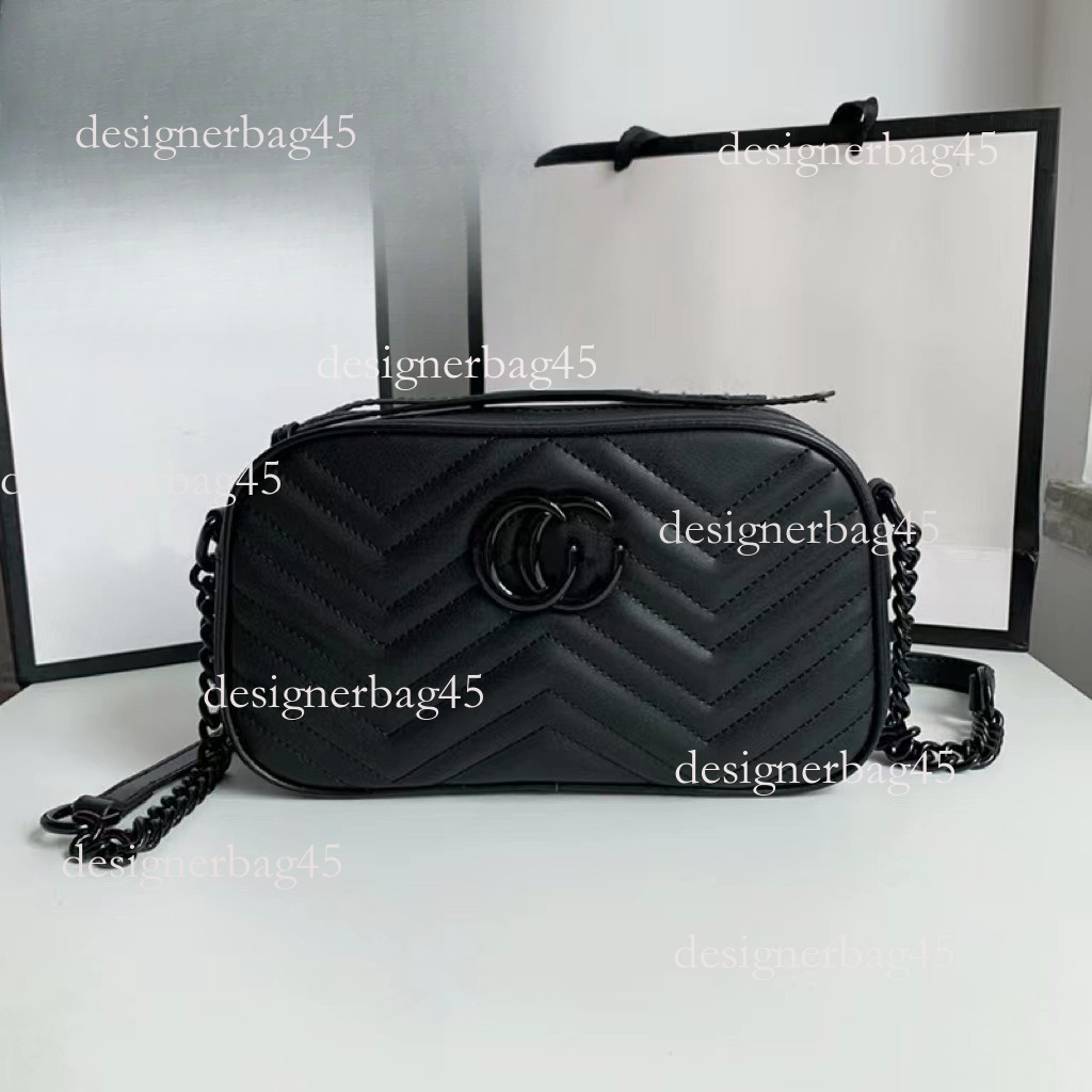 New Double G Camera Wave Pattern Chain designer bag Luxury handbag Bag Crossbody Shoulder With