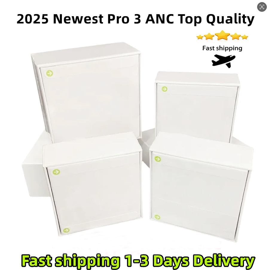 PRO2 Wireless Headset PRO3 TWS Bluetooth Earphone True Noise Cancellation rename White EarBuds In-Ear Detection Earphones with Magnetic Charging Case Headphones